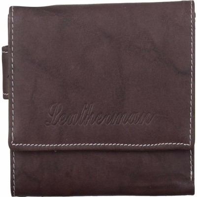 Leatherman Women Brown Genuine Leather Wallet(11 Card Slots)