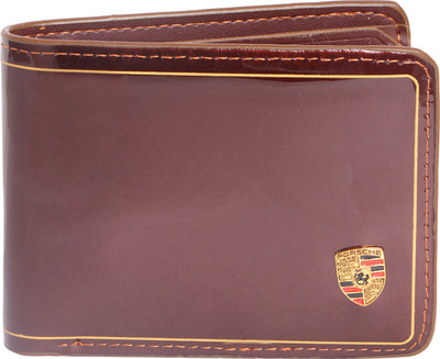 

Porsche Shining Men Brown Canvas Wallet(5 Card Slots), Coffee