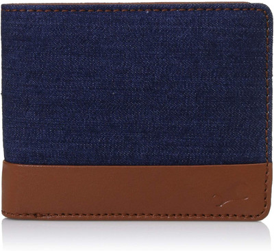 

Fastrack Men Casual Blue, Brown Genuine Leather Wallet(4 Card Slots)