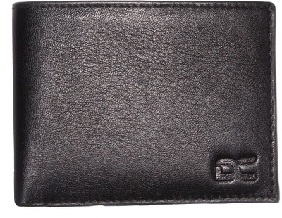 

Dezire Crafts Men Black Genuine Leather Wallet(6 Card Slots)