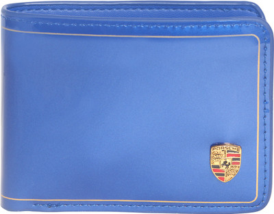 

Ferrari Shining Men Blue Artificial Leather Wallet(3 Card Slots)