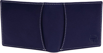 

WalletLee Men Blue Genuine Leather Wallet(6 Card Slots)