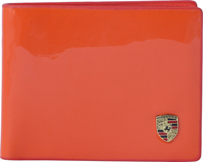 

Porsche shining Men Orange Canvas Wallet(3 Card Slots)