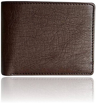 

FASHIONEVER Men Casual Brown Artificial Leather Wallet(10 Card Slots)