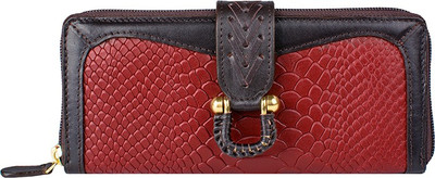 

Hidesign Women Casual Red Genuine Leather Wallet(1 Card Slot)