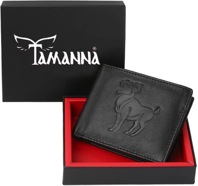 

Tamanna Men Casual Black Genuine Leather Wallet(1 Card Slot)