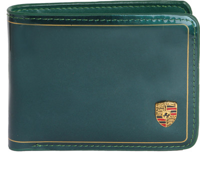 

Porsche Shining Men Green Canvas Wallet(7 Card Slots)