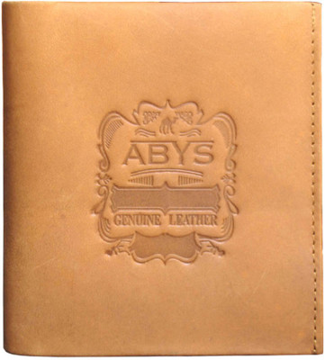 

ABYS 100% Pure Leather 10 Card Holder(Set of 1, Tan)