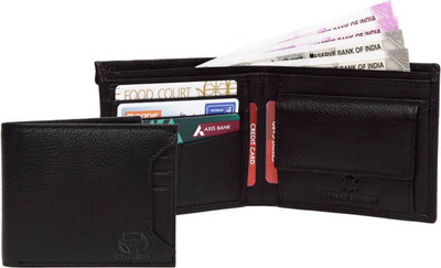

WalletLee Men Black Genuine Leather Wallet(6 Card Slots)