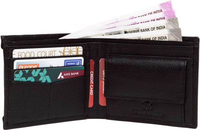 

WalletLee Men Black Genuine Leather Wallet(6 Card Slots)