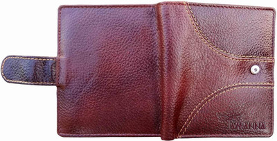 

Tamanna Men Brown Genuine Leather Wallet(7 Card Slots), Bombay brown