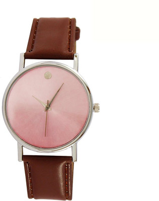 

Talgo New Arrival Festive Season Special TGSDBR Single Dialmond Studded Analog Brown Round Dial Brown Leather Strap TGSDBR Watch - For Girls