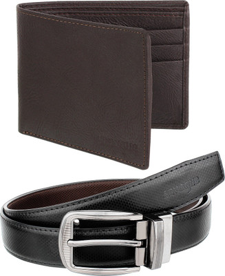 

snvogue Wallet, Belt Combo(Brown, Black)