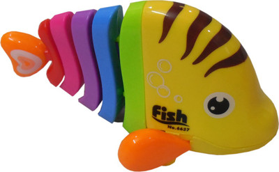 

Charnalia Cute Small plastic Moving Fish(Multicolor)