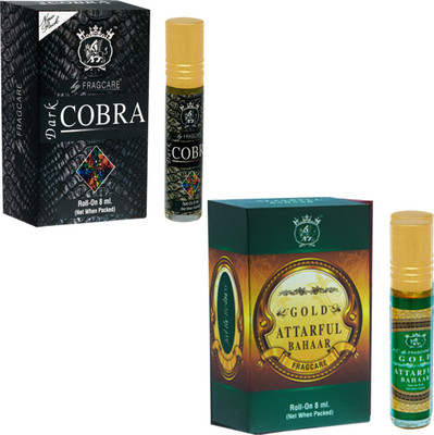 

FRAGCARE ATTAR COBRA,BAHAAR Each 8 ml (Set of 2 ) Floral Attar(Floral)
