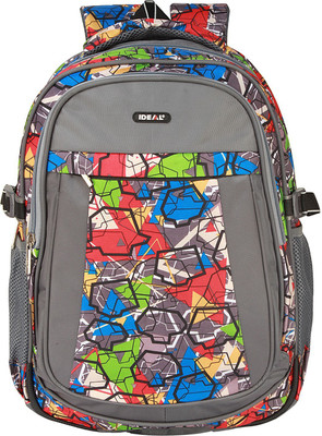 

Meded Hero Abstract Graphic Printed Office, School, Laptop Travel Bag/ 32 L Laptop Backpack(Grey)