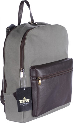 

Yew Leather Labs YL-01003 BP Grey 11 L Backpack(Grey)