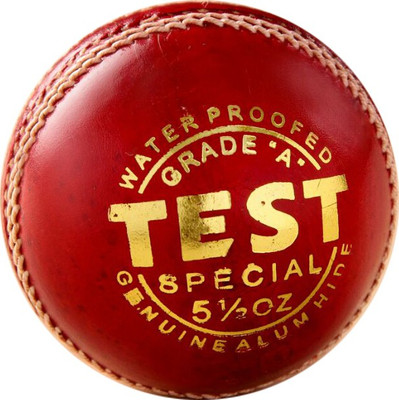 

SA Sports TEST Cricket Leather Ball(Pack of 1, Red)