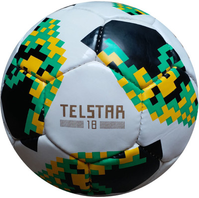 

SMT FIFA WORD CUP GREEN TELSTAR Football - Size: (Pack of 1, Multicolor