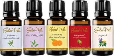 

Geeleemitti Everything You Need Essential Oil Combo Pack of 5(50 ml)