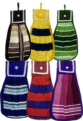 

Weavers Villa Blended 300 GSM Hand Towel Set(Pack of 6, Multicolor)