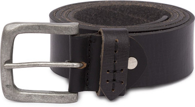 

Spykar Men Black Genuine Leather Belt