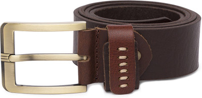 

Spykar Men Brown Genuine Leather Belt