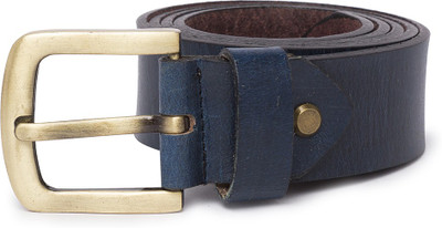 

Spykar Men Blue Genuine Leather Belt