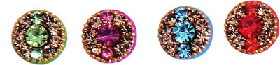 

Sunaina New Love Collection Medium Round FOREHEAD Multicolor Bindis(FANCY BINDI)
