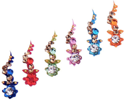 

Sunaina New Love Collection Long Designer FOREHEAD Multicolor Bindis(FANCY BINDI)