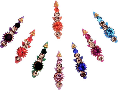

Sunaina New Love Collection Designer Medium Size FOREHEAD Multicolor Bindis(FANCY BINDI)