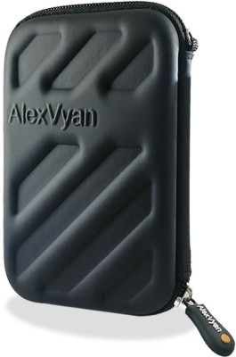 AlexVyan Pouch for Transcend StoreJet25M3 1TB 2TB External Hard Disk Drive Casing Case Cover Enclosure Bag Sleeve(Black, Shock Proof, Pack of: 1)