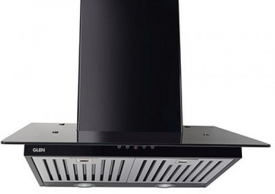 

GLEN GL 6077 BLK 1000 m3/hr 60 cm Hood Chimney Wall and Ceiling Mounted Chimney(BLACK 1000 CMH)