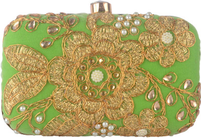 

Rezzy Casual, Party, Formal Green Clutch