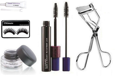 

Ultimate Eyelashes With Eyelashes Glue & Eyelashes Curler & Mascara(Set of 5)