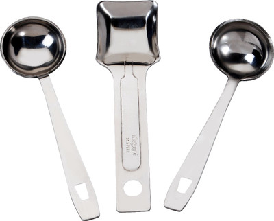 

Elegante Oil Spoon-Baby Laddle-Stadium -Big Bowl Spoon Plate Ladle Serving Set(Pack of 3)