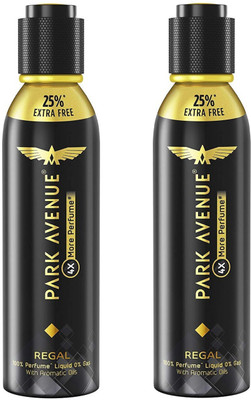 

Park Avenue Regal 4X More Perfume Spray 120ML Each (Pack of 2) Perfume Body Spray - For Men & Women(240 ml, Pack of 2)