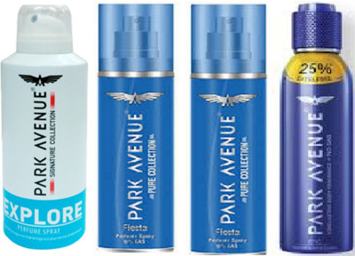 

Park Avenue deodorant Deodorant Spray - For Men(500 ml, Pack of 4)