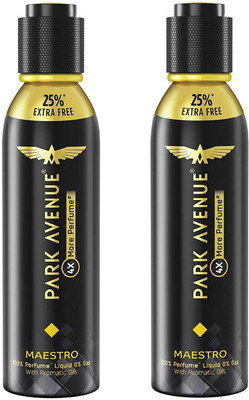 

Park Avenue Maestro 4X More Perfume Spray 120ML Each (Pack of 2) Perfume Body Spray - For Men & Women(240 ml, Pack of 2)
