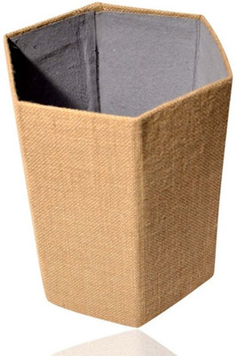 

Indha Craft IC 100% Eco Friendly 1 Compartments Card Board, Jute Paper Bin(Khakhi)