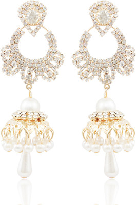 

Nakabh Fashion Jewellery Traditional Jumki Copper Drop Earring, Dangle Earring, Jhumki Earring