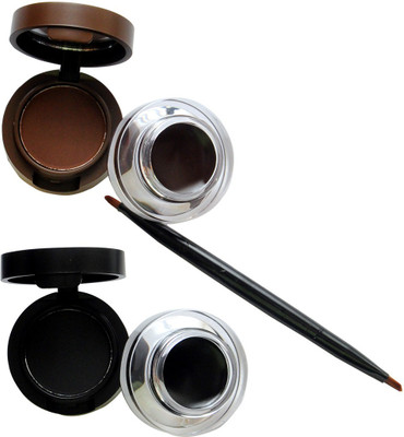 

Vozwa ADSEyebrow powder & Eyebrow Gel Long Lasting Waterproof Eyeliner 7 g(Black, Brwon)
