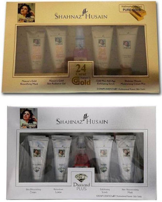 

shahnaz herbals GOLD & DIAMOND FACIAL KIT 95 g(Set of 2)