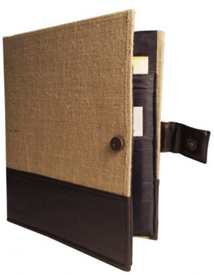 

Indha Craft Jute and Artificial Leather File folder(Set Of 1, ICFFJR05102015)