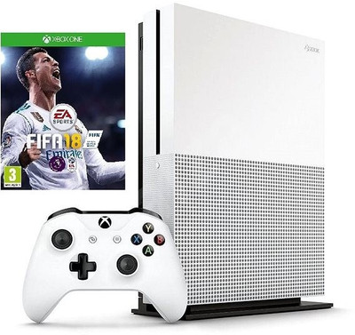 

Microsoft Xbox One S Console 1TB GB with FIFA 18(White)