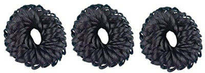 

KashQueen 3 Hair Juda Band (Large) (Black) Rubber Band(Black)