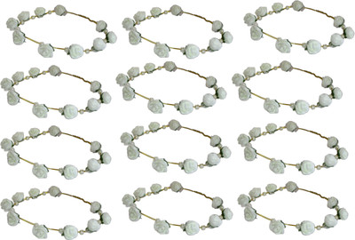 

FRIDAY Combo of White Floral Tiara Head Band(White)