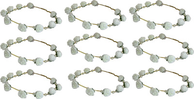 

Baby Combo of White Floral Tiara Head Band(White)