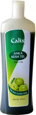 

Calix Herbal Amla Kesh Tel Hair Oil for Hair Growth, Retention and Nourishment Hair Oil(550 ml)