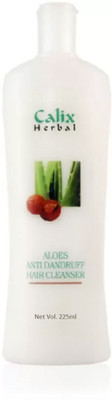

Calix Herbal Aloes Anti Dandruff Hair Cleanser for Hair Strength and Shine(225 ml)